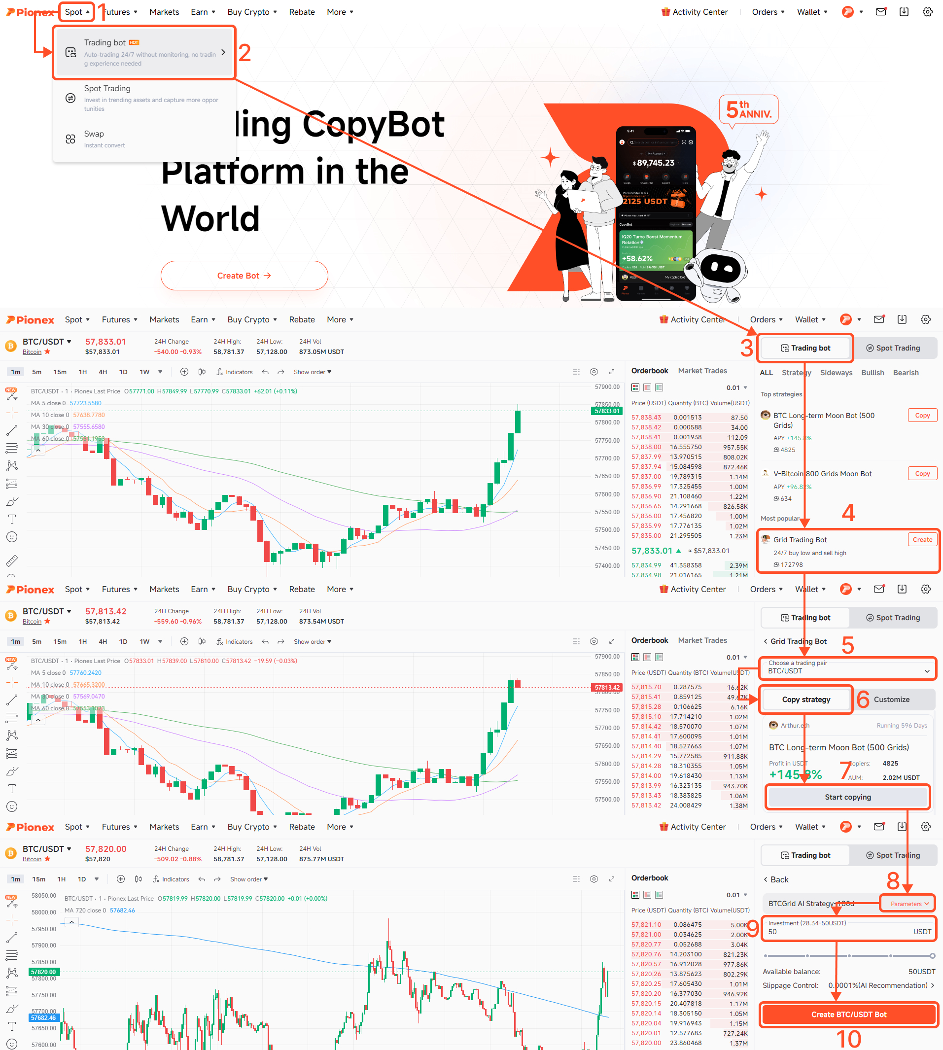 Pionex Built-in AI Grid Bot