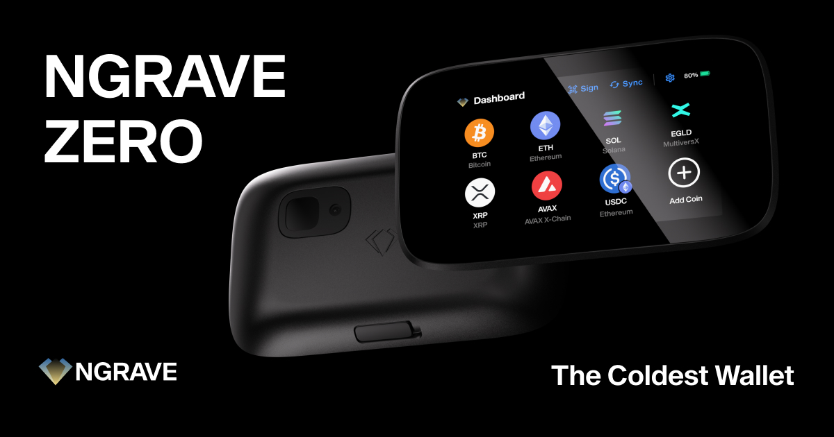 NGRAVE ZERO Hardware Wallet