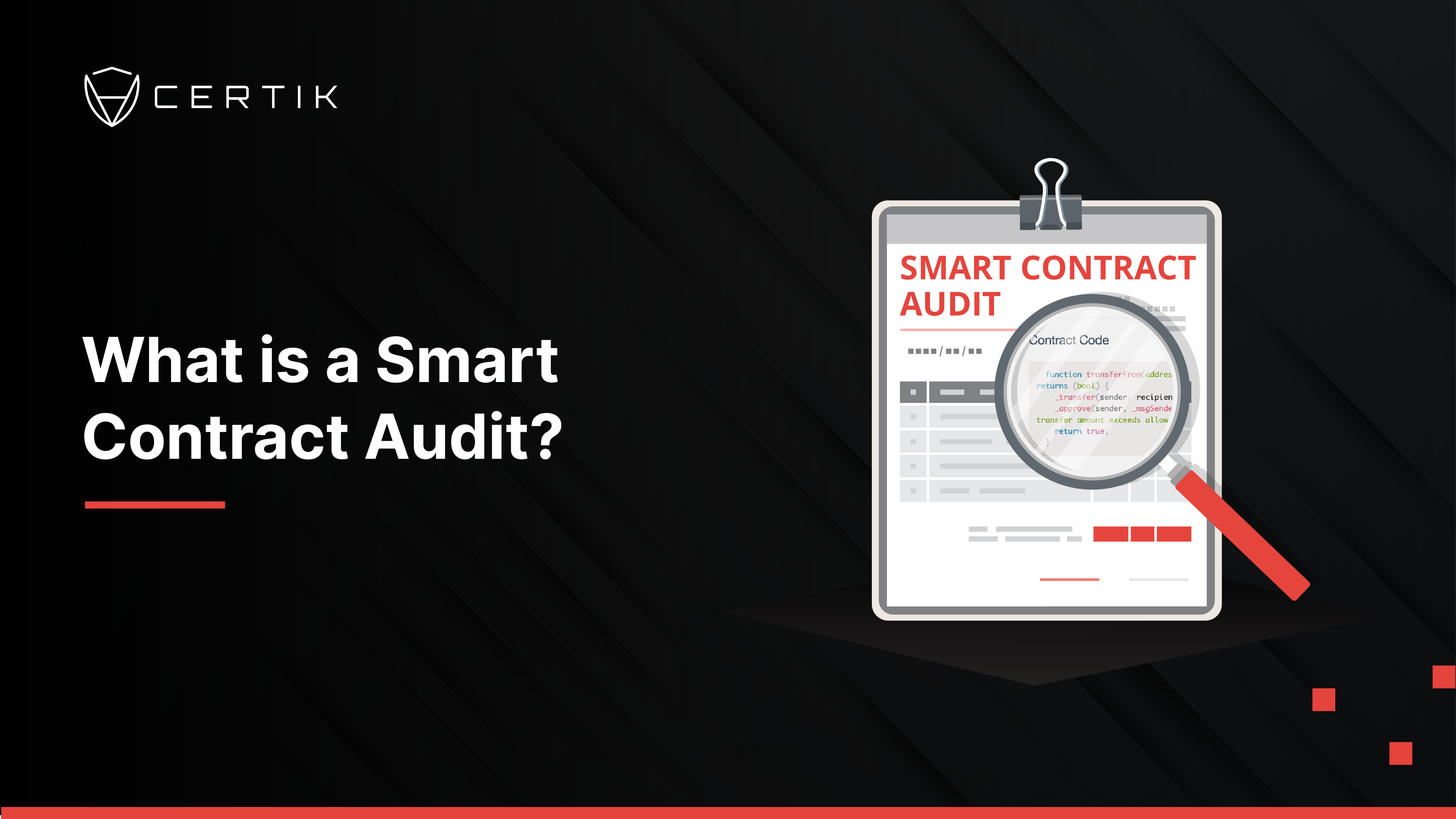 Ethereum smart contract audit